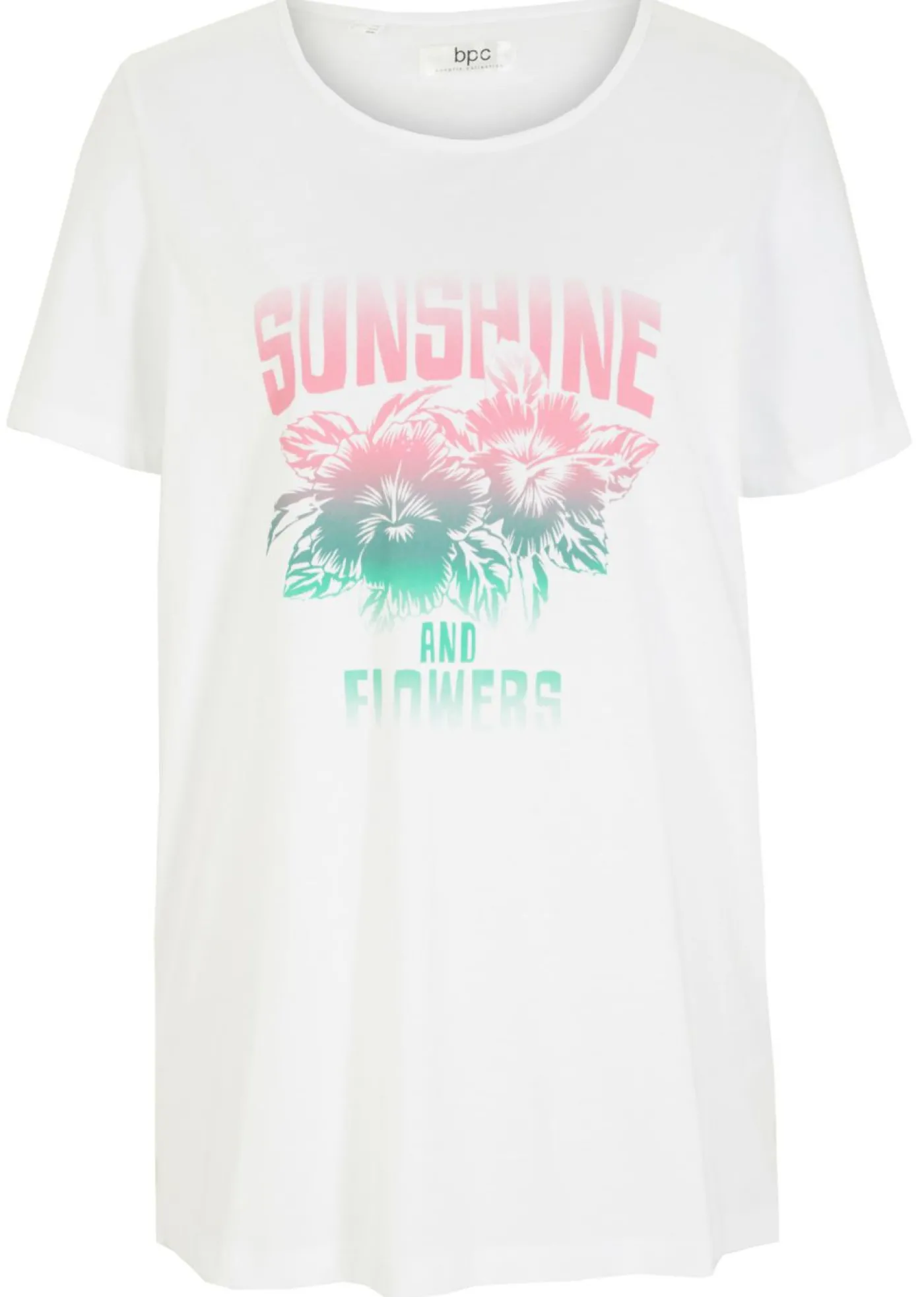 bonprix bonprix Camiseta Blanco estampado Clearance