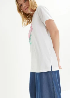 bonprix bonprix Camiseta Blanco estampado Clearance