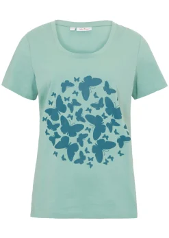 bonprix bonprix Camiseta Salvia-azul petróleo estampado