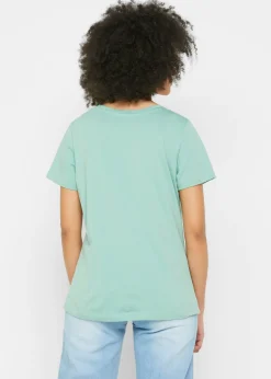 bonprix bonprix Camiseta Salvia-azul petróleo estampado