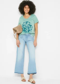 bonprix bonprix Camiseta Salvia-azul petróleo estampado