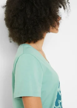 bonprix bonprix Camiseta Salvia-azul petróleo estampado
