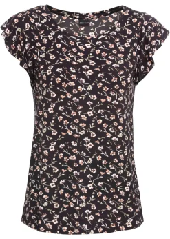 bonprix bonprix Camiseta Negro de flores