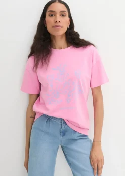 bonprix bonprix Camiseta rosa-azul bebé Best