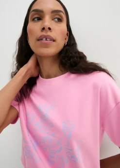 bonprix bonprix Camiseta rosa-azul bebé Best
