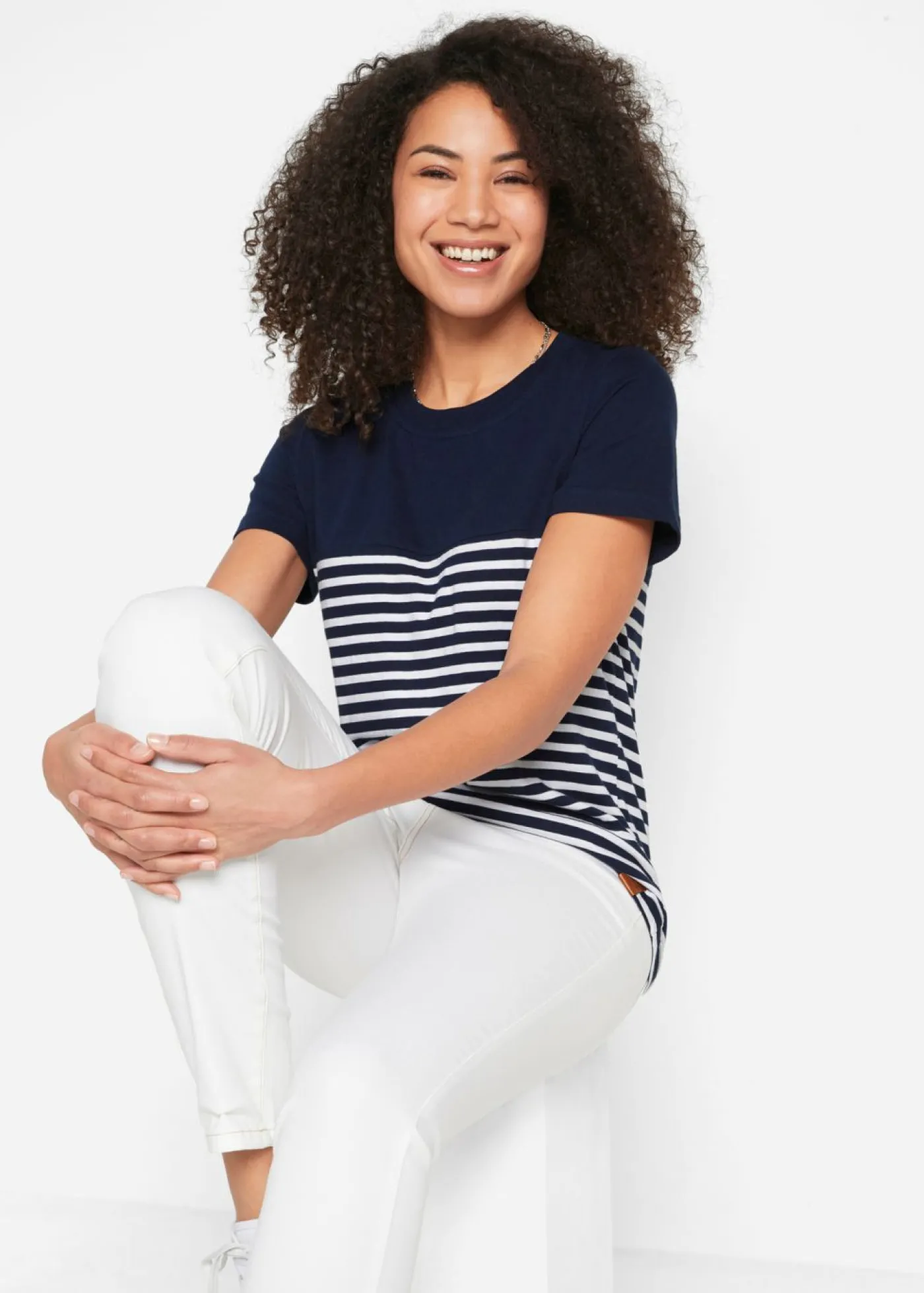 bonprix bonprix Camiseta Rayas azules oscuras Best