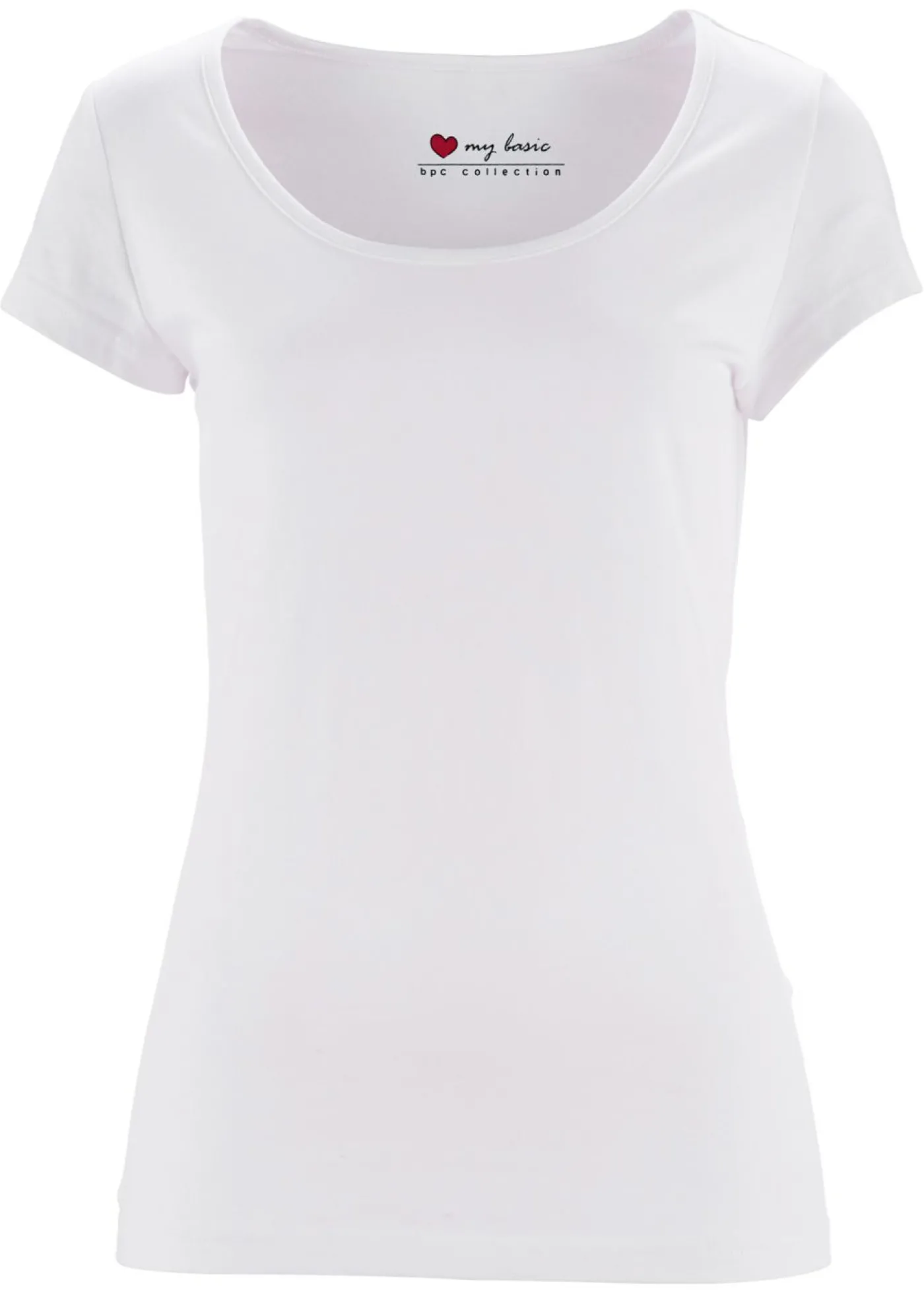 bonprix bonprix Camiseta ajustada Blanco Discount