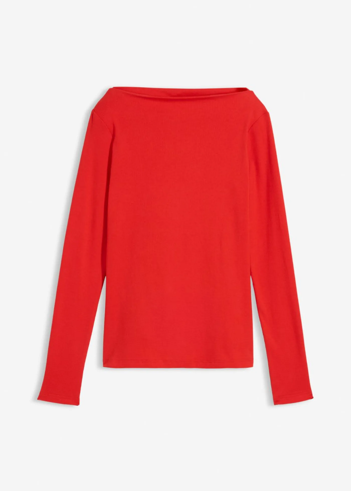 bonprix bonprix Camiseta ajustada de canalé fresa Discount