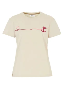 bonprix bonprix Camiseta bordada Gris guijarro estampado New