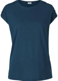 bonprix bonprix Camiseta boxy de manga corta Azul oscuro