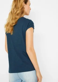 bonprix bonprix Camiseta boxy de manga corta Azul oscuro