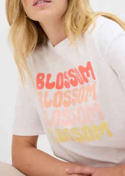 bonprix bonprix Camiseta boxy oversize de algodón orgánico Blanco New