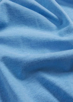 bonprix bonprix Camiseta con contenido de seda azul provenzal New