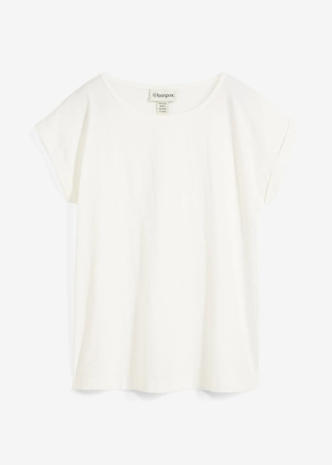 bonprix bonprix Camiseta con contenido de seda Blanco lana Sale