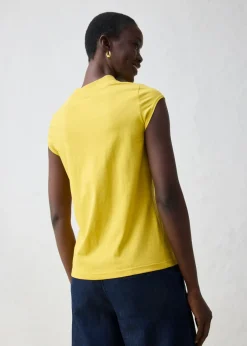 bonprix bonprix Camiseta con contenido de seda Verde New