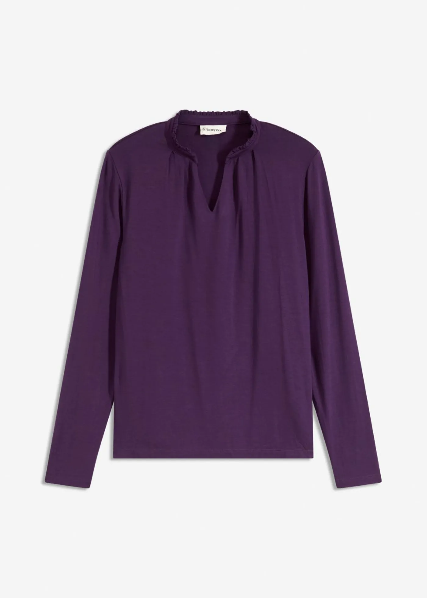 bonprix bonprix Camiseta con cuello alto Lila oscuro Hot