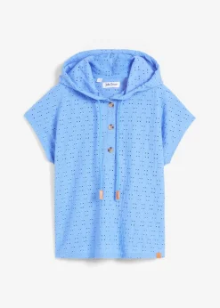 bonprix bonprix Camiseta con cuello henley azul provenzal Best