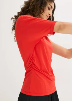 bonprix bonprix Camiseta con escote asimétrico fresa Discount