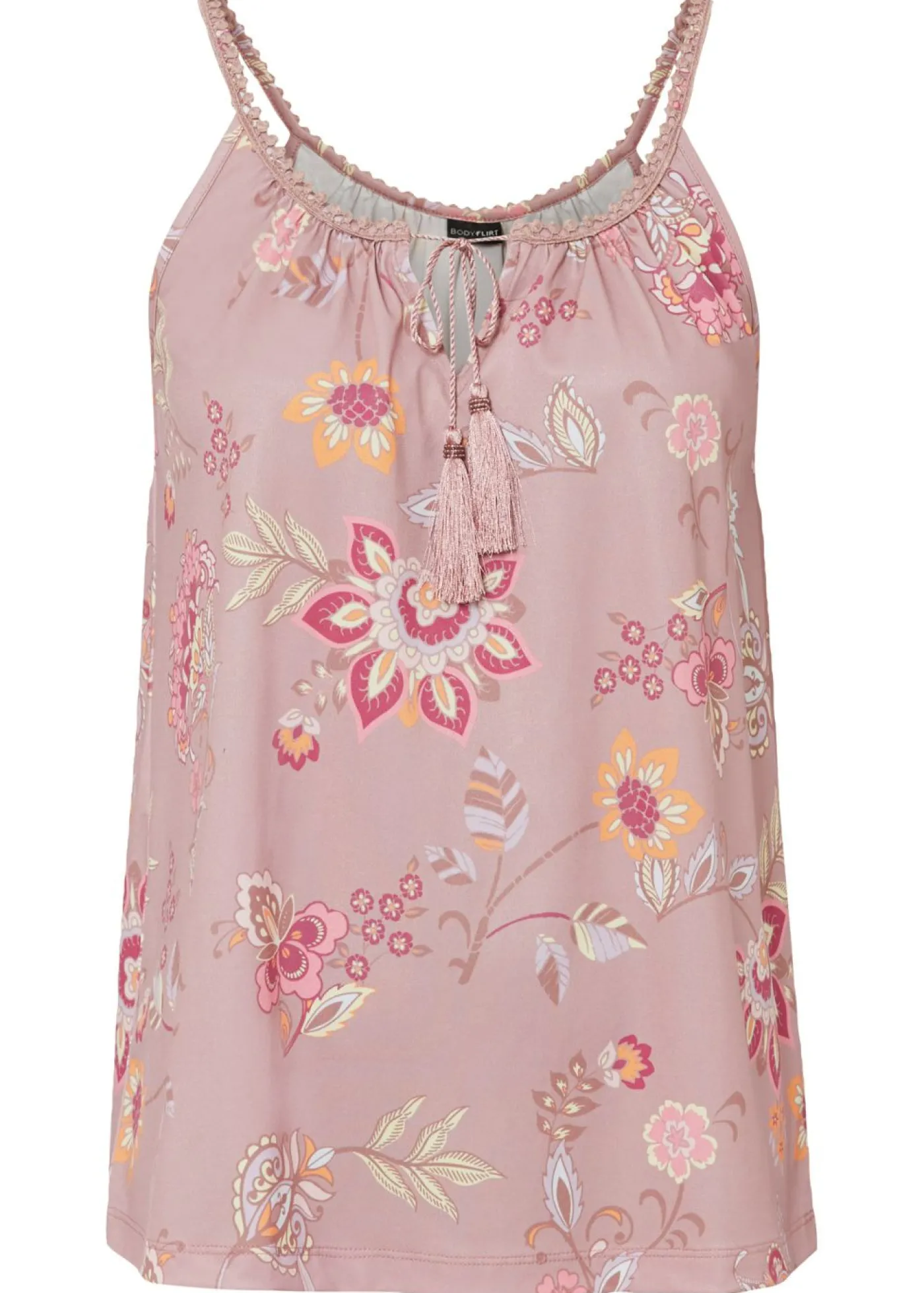 bonprix bonprix Camiseta con estampado Rosa palo Online