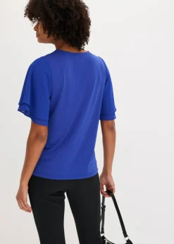 bonprix bonprix Camiseta con mangas de gasa zafiro Hot