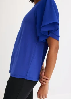 bonprix bonprix Camiseta con mangas de gasa zafiro Hot