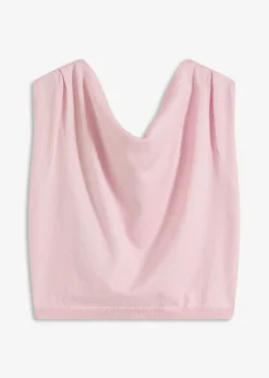 bonprix bonprix Camiseta con un hombro al descubierto rosa cristal Sale