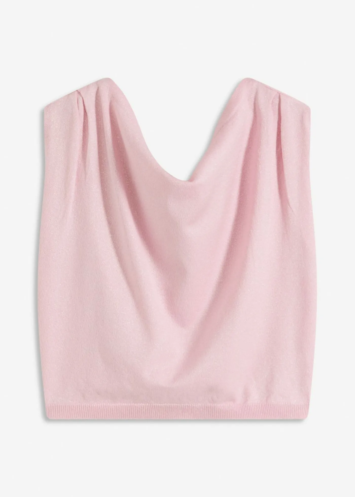 bonprix bonprix Camiseta con un hombro al descubierto rosa cristal Sale