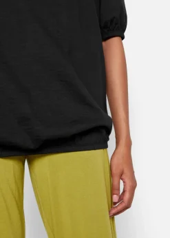 bonprix bonprix Camiseta de algodón orgánico puro Negro Hot
