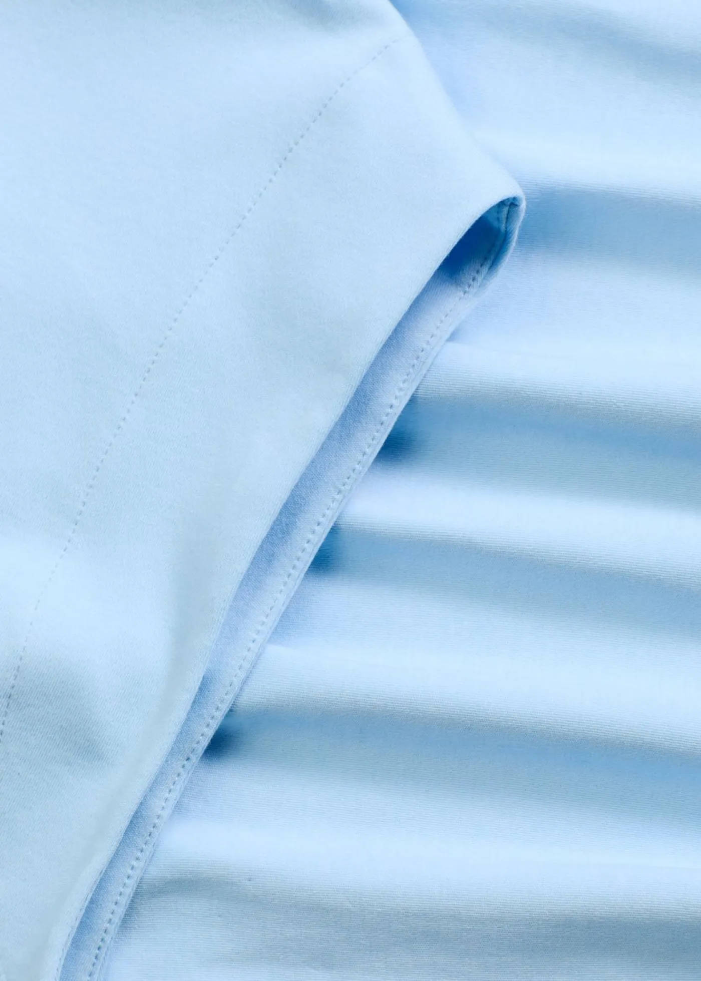 bonprix bonprix Camiseta de algodón orgánico puro Azul claro Best