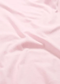 bonprix bonprix Camiseta de algodón orgánico puro con manga larga rosa cristal New