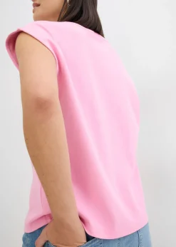 bonprix bonprix Camiseta de algodón orgánico puro Rosa Clearance