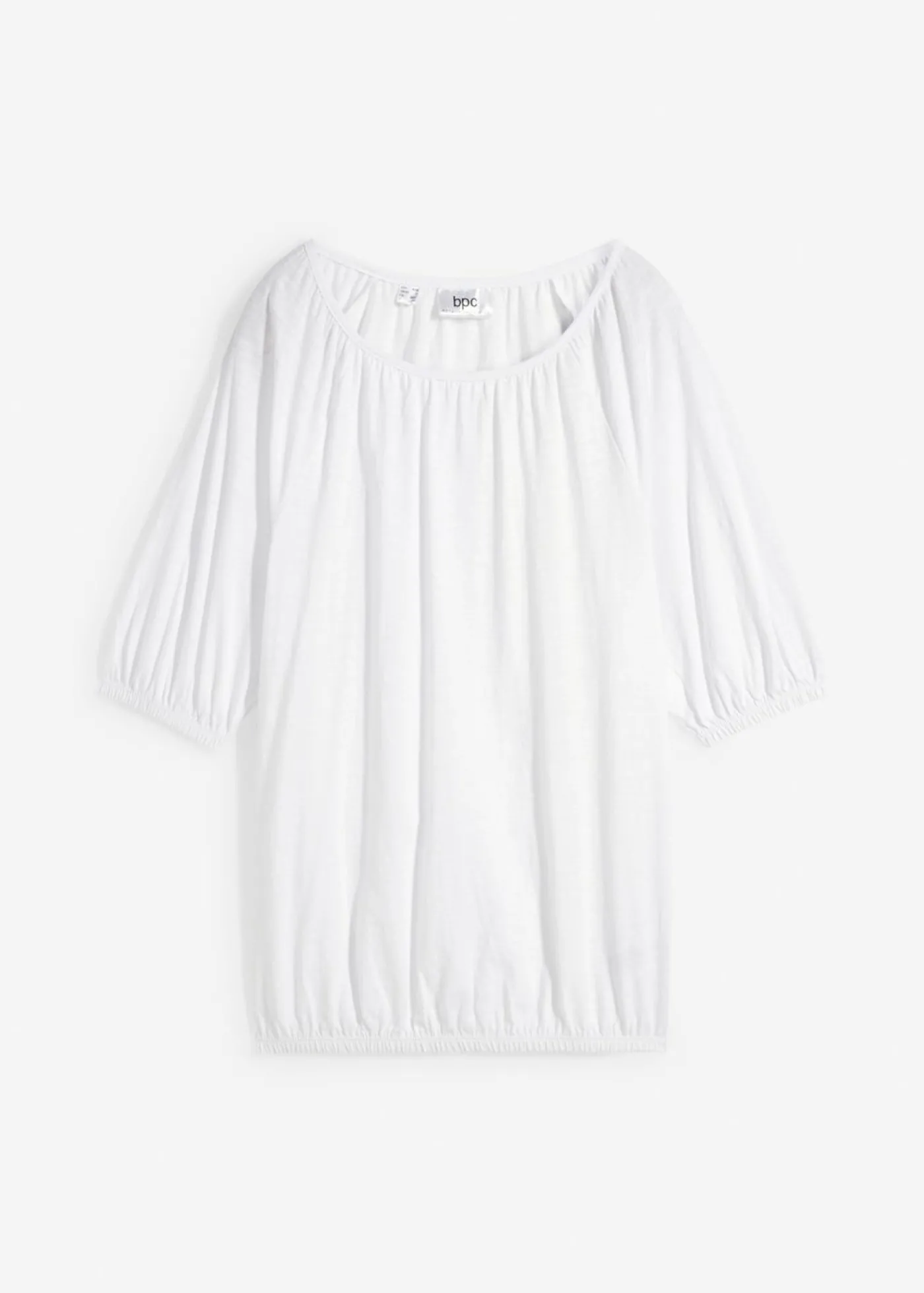 bonprix bonprix Camiseta de algodón orgánico puro Blanco Discount