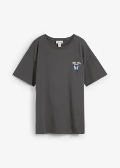 bonprix bonprix Camiseta de algodón orgánico puro antracita Best