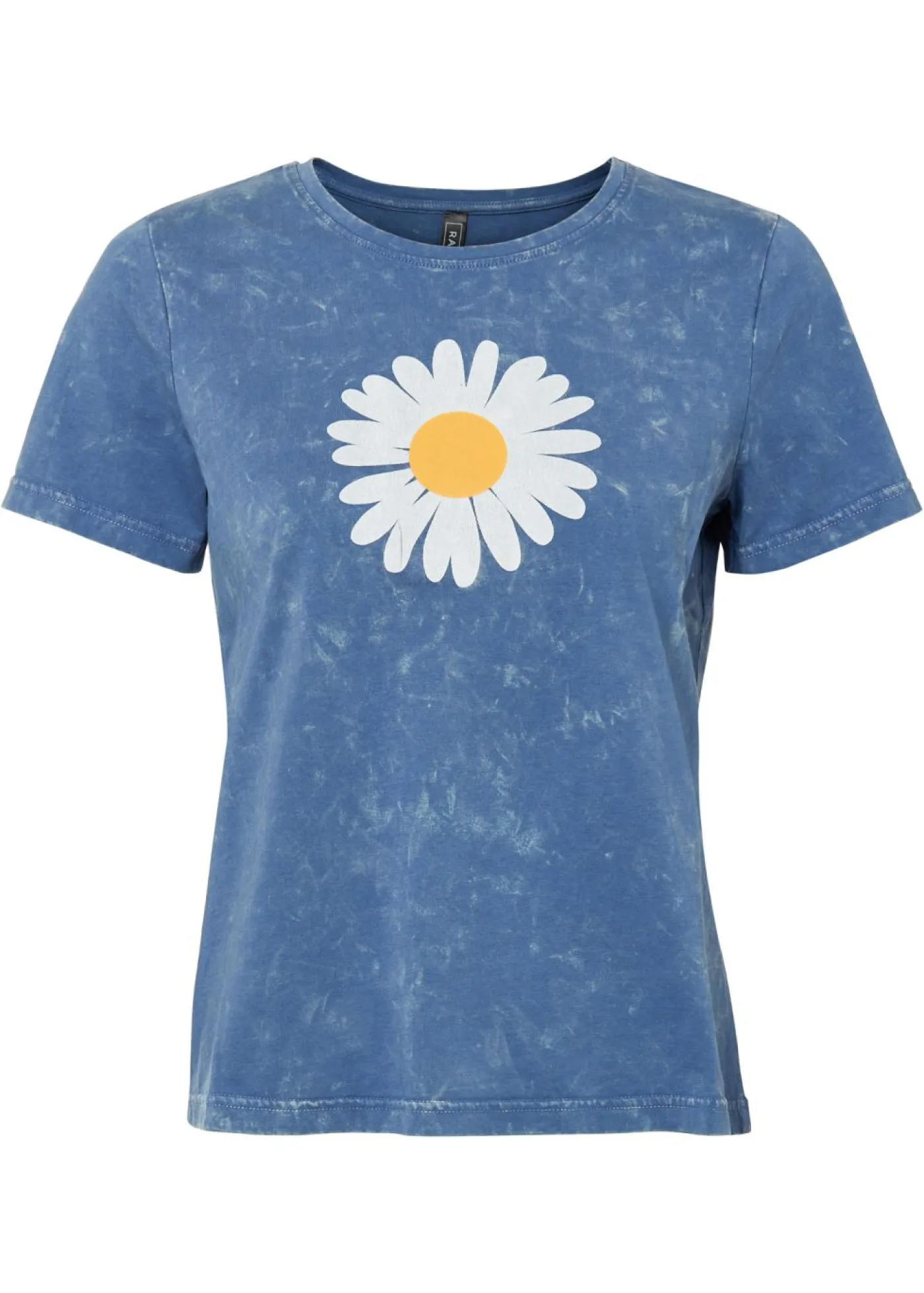 bonprix bonprix Camiseta de algodón orgánico puro Azul vaquero New