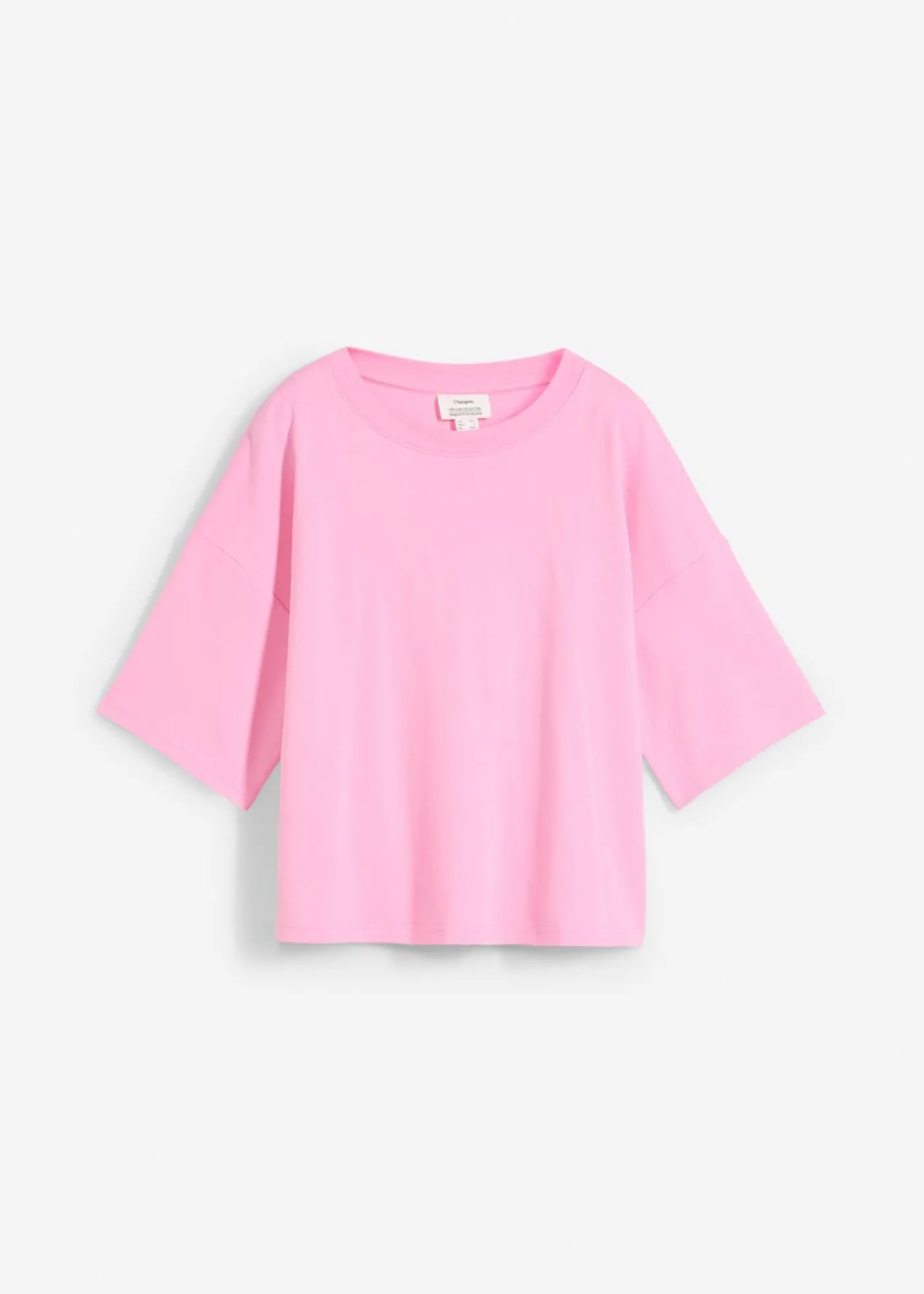 bonprix bonprix Camiseta de algodón orgánico puro Rosa Outlet