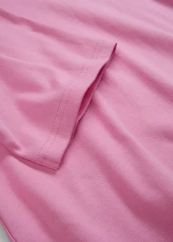 bonprix bonprix Camiseta de algodón orgánico puro Rosa Outlet