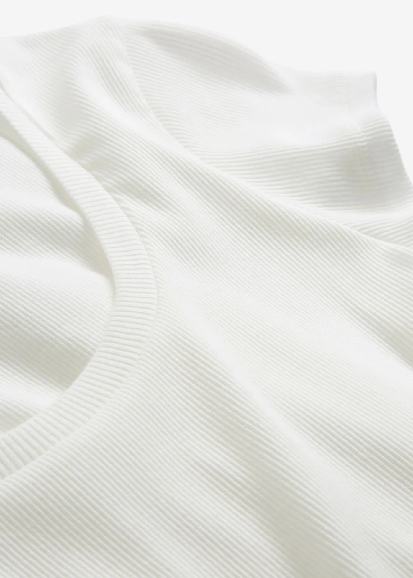 bonprix bonprix Camiseta de algodón orgánico puro Blanco lana Online