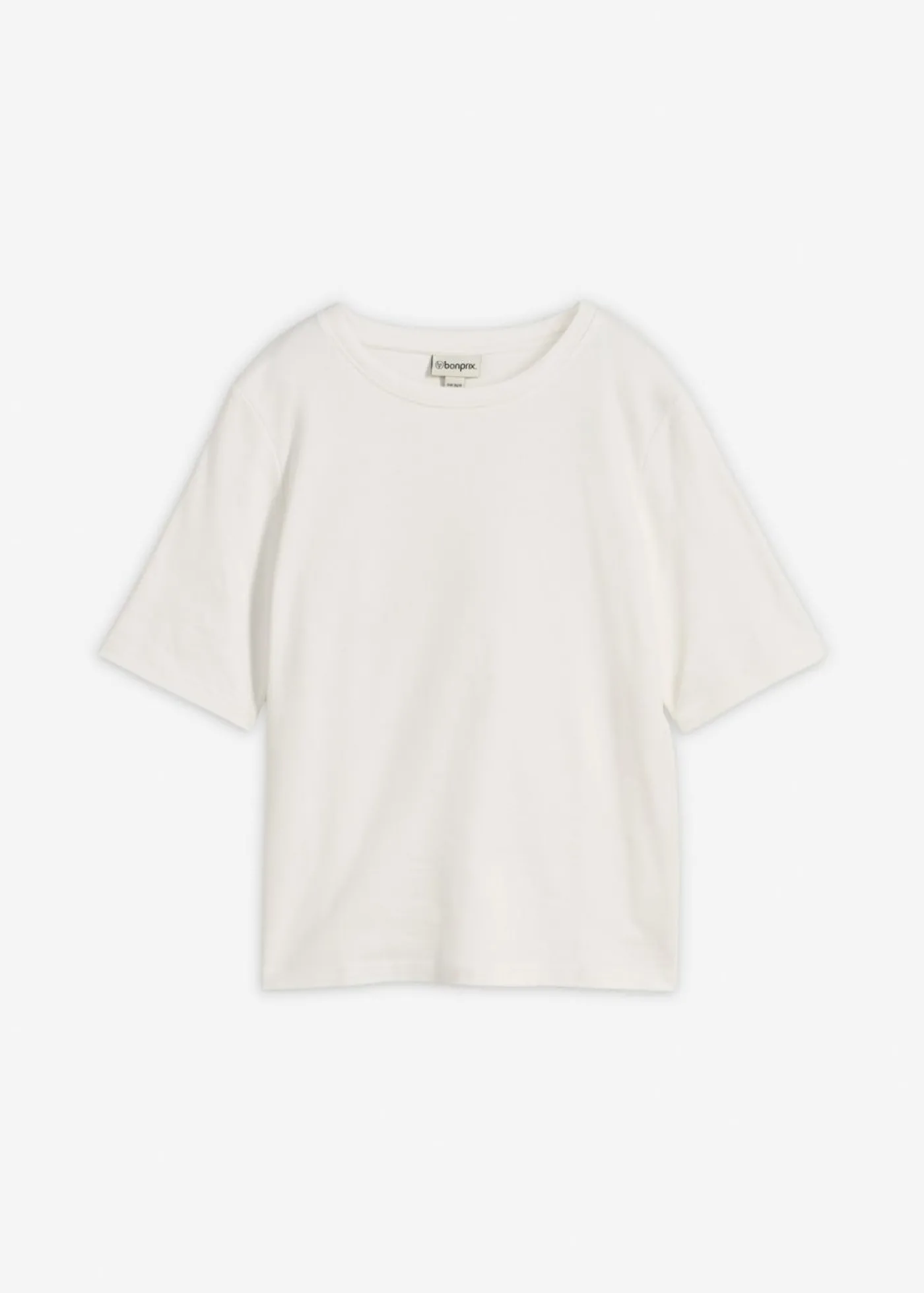 bonprix bonprix Camiseta de algodón orgánico puro blanco perla Hot