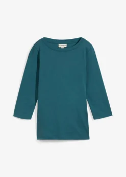 bonprix bonprix Camiseta de algodón orgánico puro y pesado verde pimiento Best