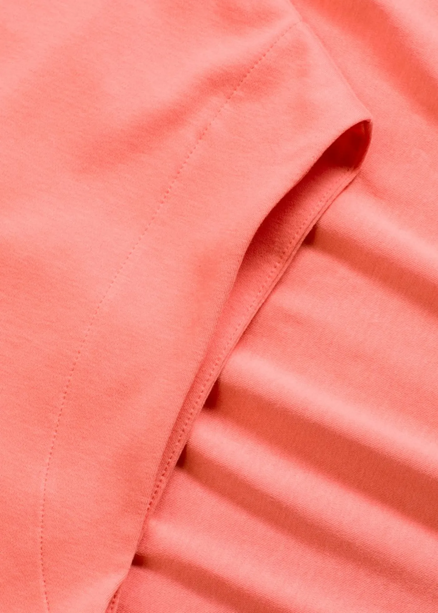 bonprix bonprix Camiseta de algodón orgánico puro Salmón claro Online