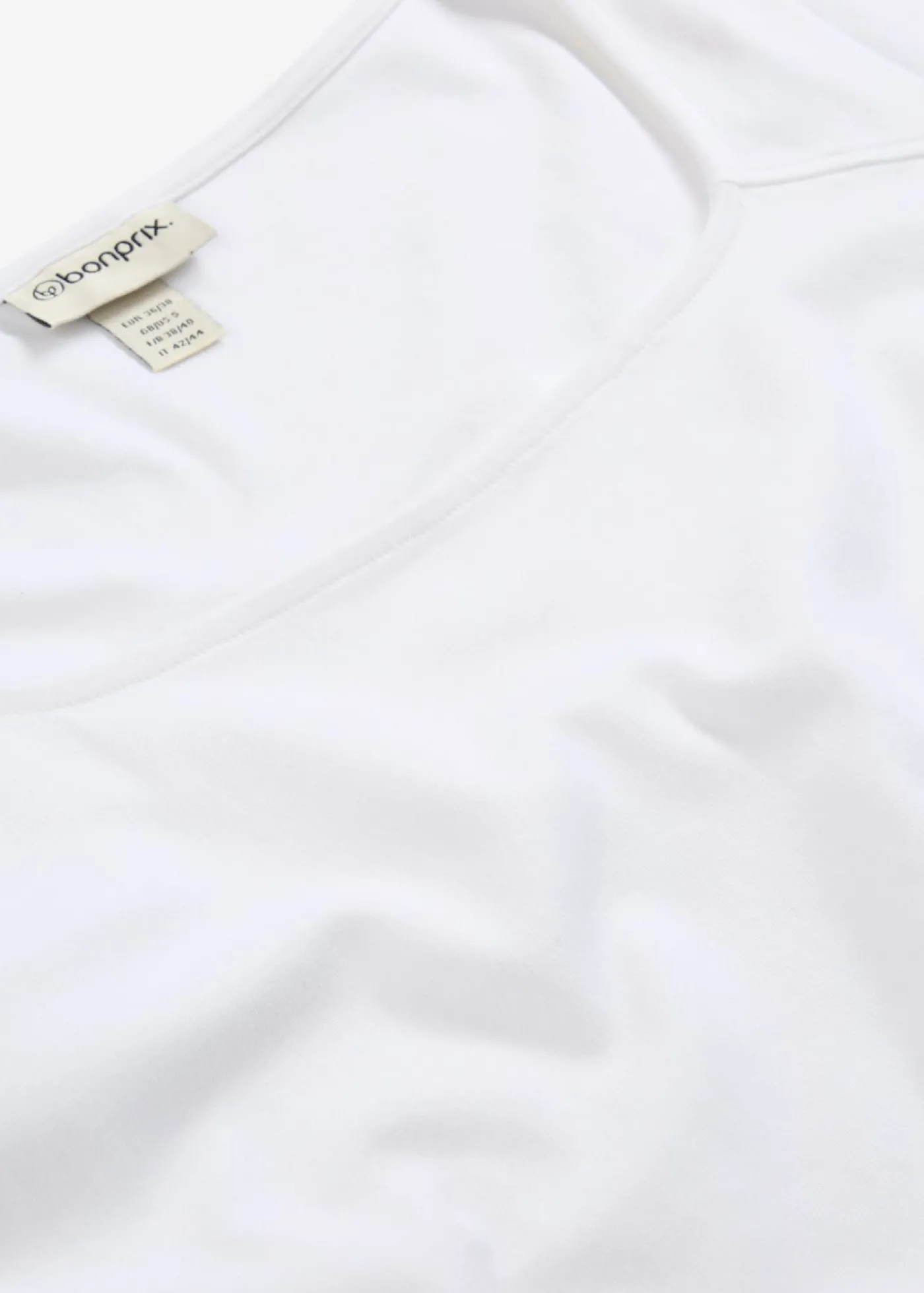 bonprix bonprix Camiseta de algodón orgánico pesado Blanco Best