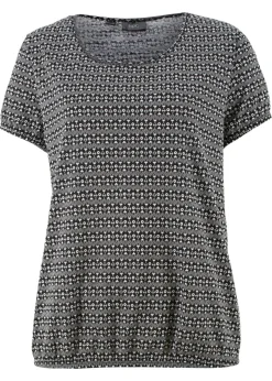 bonprix bonprix Camiseta de algodón puro Negro con estampado gráfico Hot