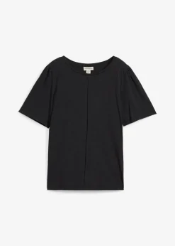 bonprix bonprix Camiseta de algodón puro Negro New