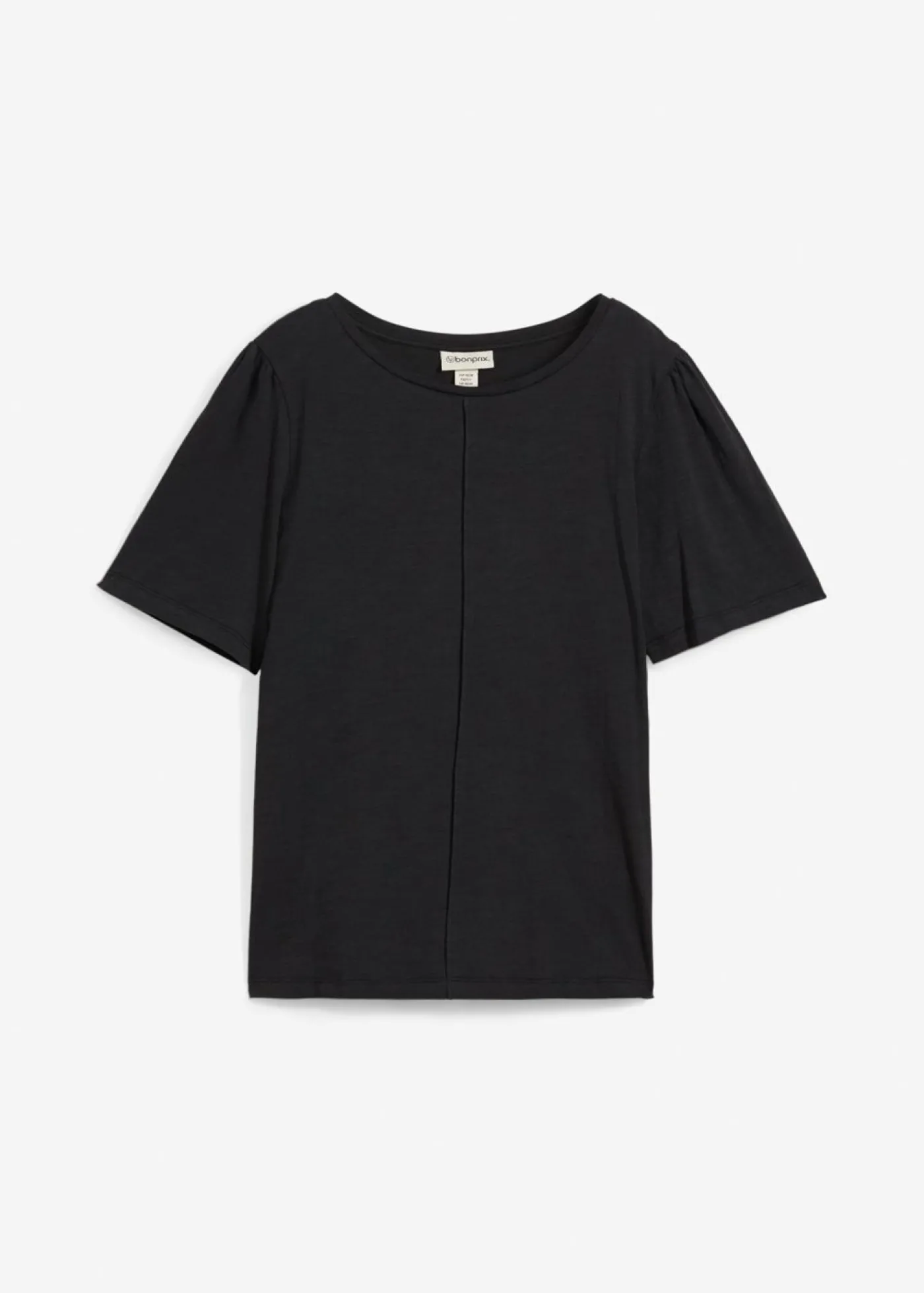 bonprix bonprix Camiseta de algodón puro Negro New