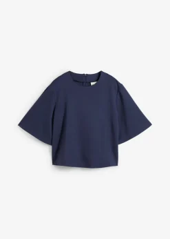 bonprix bonprix Camiseta de cómodo Punto di Roma Azul marino Discount