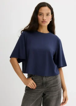 bonprix bonprix Camiseta de cómodo Punto di Roma Azul marino Discount