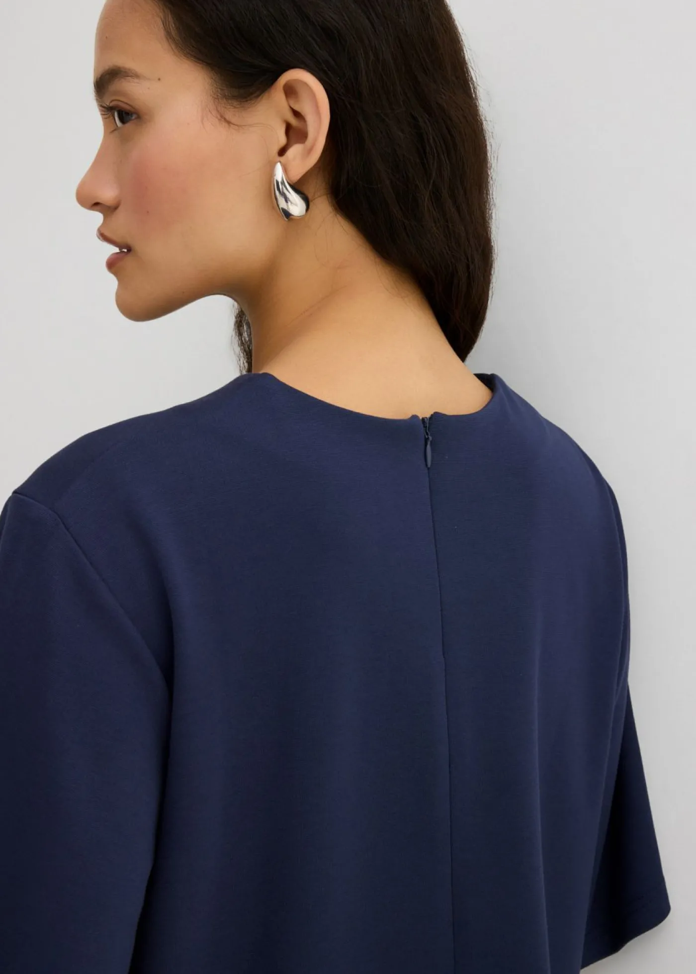bonprix bonprix Camiseta de cómodo Punto di Roma Azul marino Discount