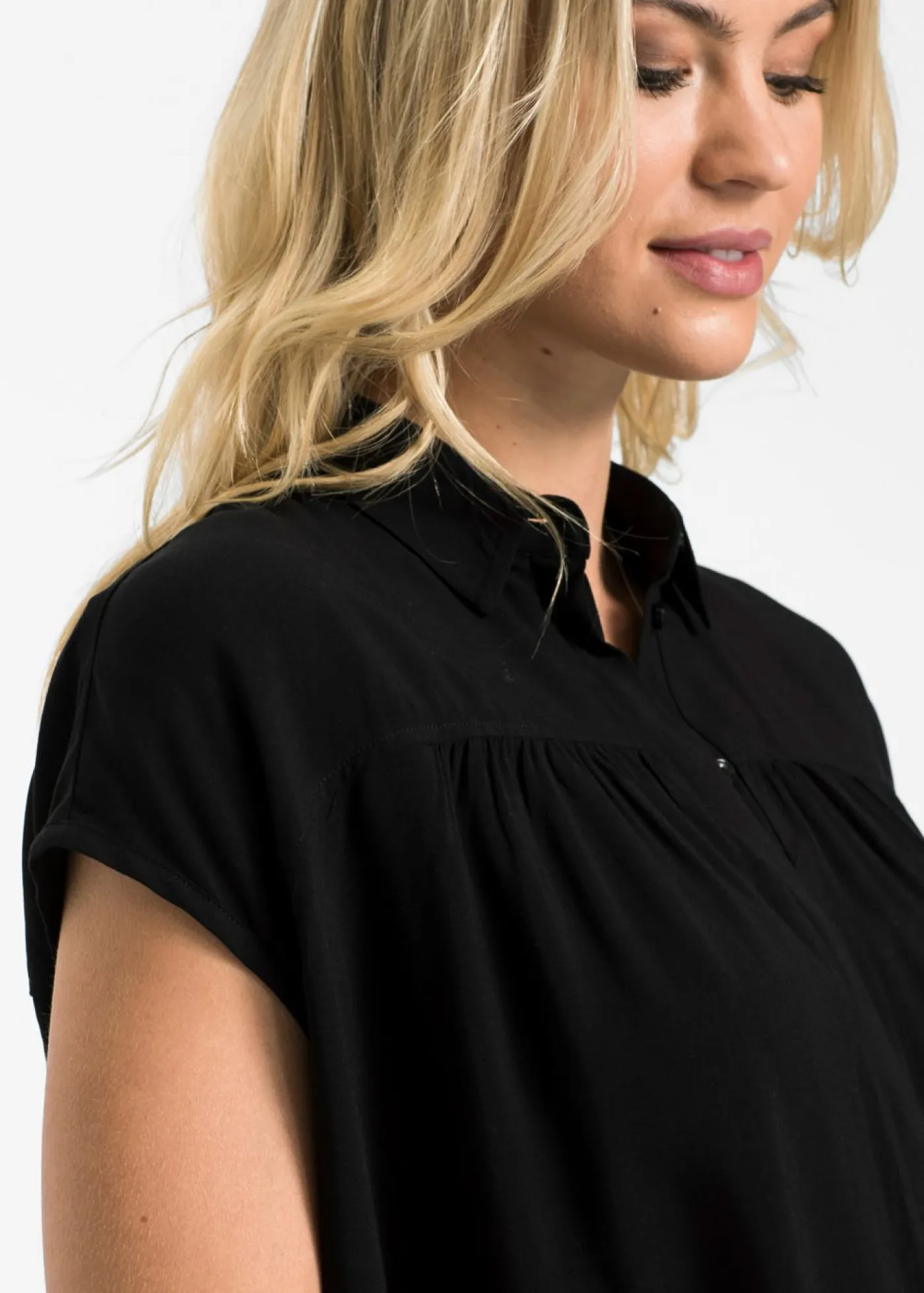 bonprix bonprix Camiseta de manga corta oversize Negro Sale