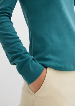 bonprix bonprix Camiseta de manga larga verde pimiento Clearance