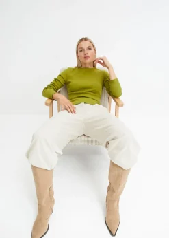 bonprix bonprix Camiseta de manga larga musgo Discount